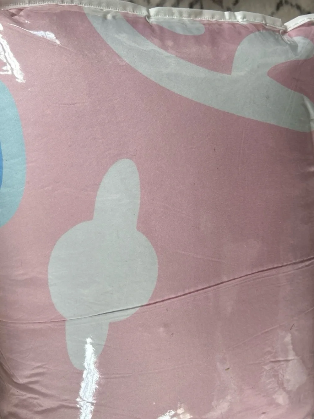 Kids Pink Cartoon Comforter Set